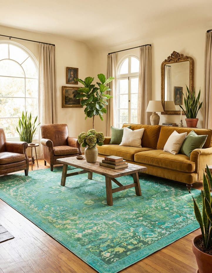 7' 10 x 11' Washable Francesca Rug
