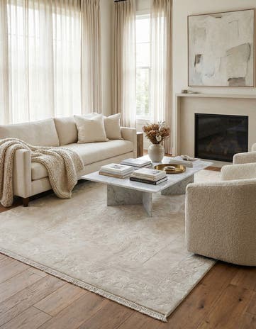 6' 7 x 9' 4 Hand Knotted Darya Wool Rug