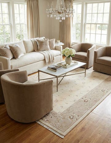 5' 9 x 8' Hand Knotted Darya Wool Rug