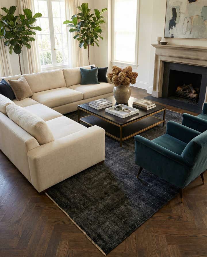 9' 7 x 12' 3 Hand Knotted Ultra Vintage Persian Wool Rug