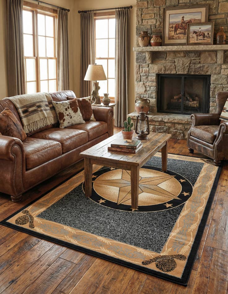 Detail image of 5' 3 x 8' Pioneer Rug