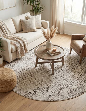6' x 6' Hermitage Round Rug
