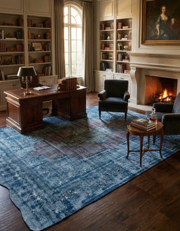 9' 10 x 12' 5 Vintage Royal Wool Rug