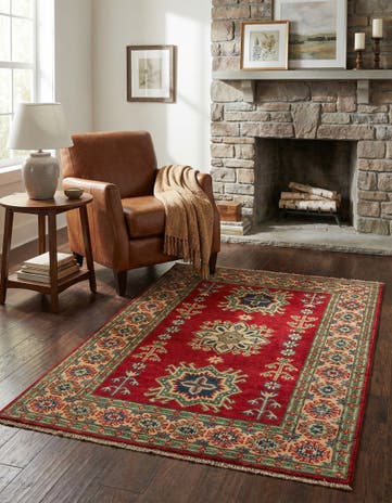 2' 8 x 4' 2 Hand Knotted Kazak Rug