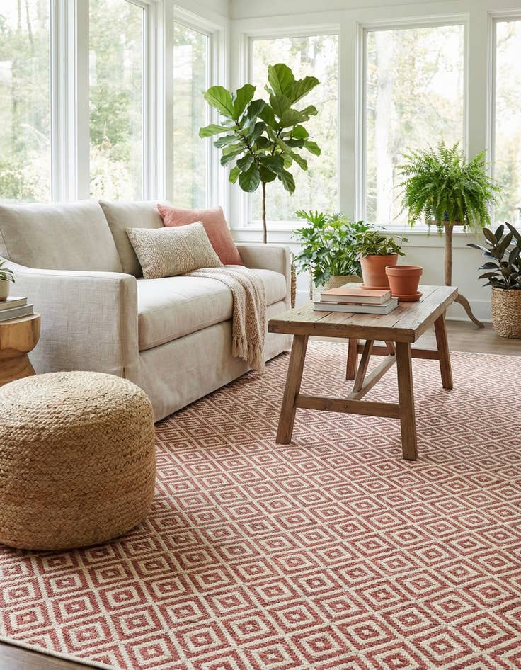 Detail image of 9' x 12' Easy-Clean Jill Zarin Costa Rica Indoor / Outdoor Rug