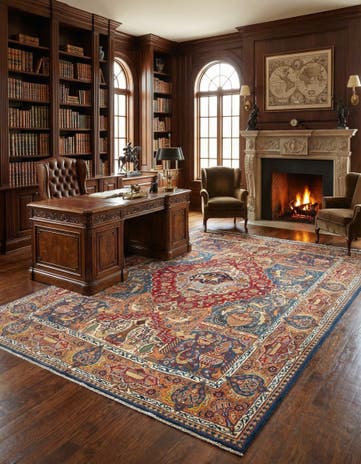 10' x 12' 5 Kashmar Wool Rug