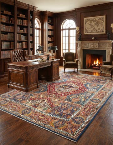 10' x 12' 5 Kashmar Wool Rug