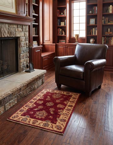 2' 9 x 3' 11 Hand Knotted Ziegler Rug