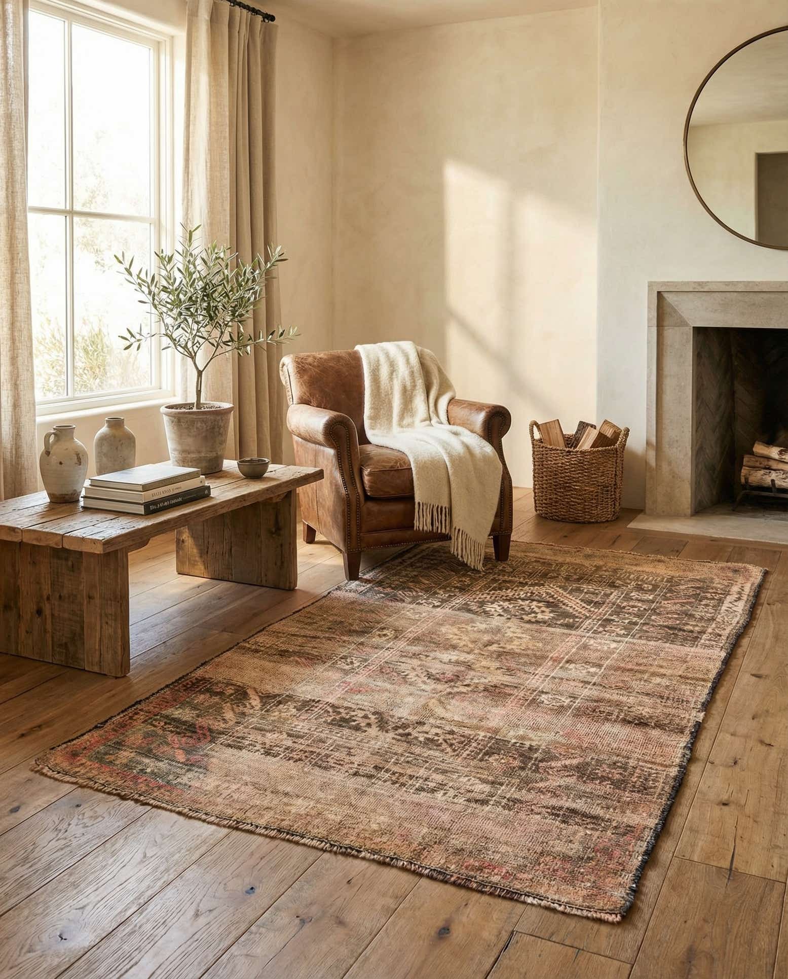 3' x 5' 2 Hand Knotted Ultra Vintage Persian Wool Rug
