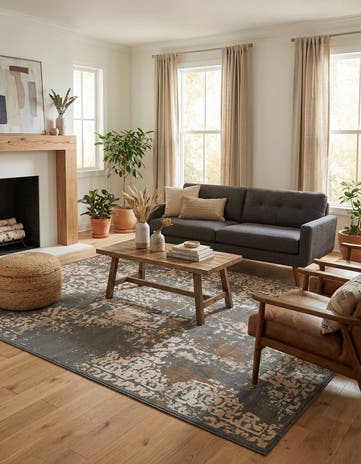 Gray Sahara Rug