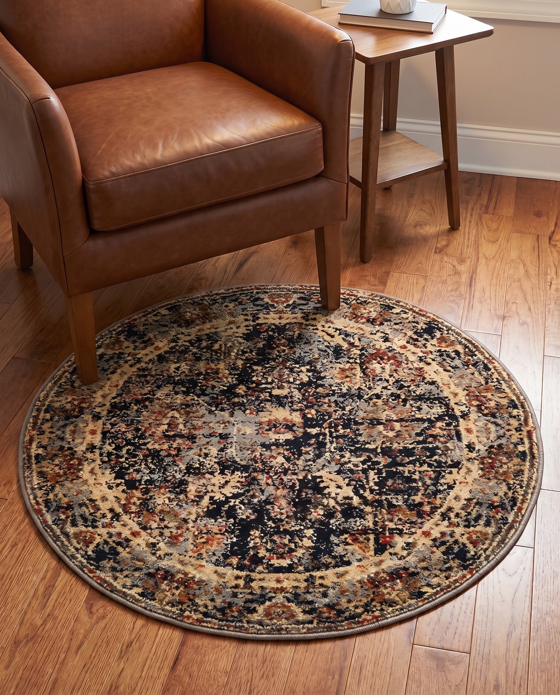 3' x 3' Saturn Round Rug