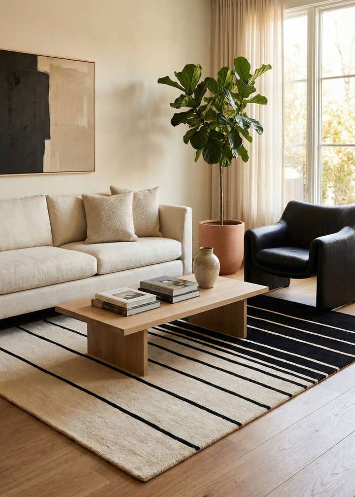 5' 8 x 7' 10 Hand Knotted Tibet Wool Rug