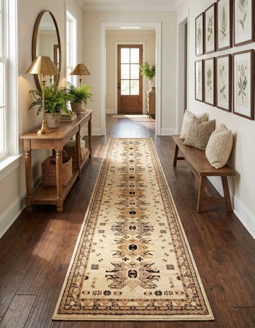 3' x 16' 5 Heris Runner Rug