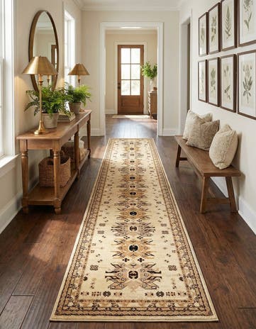 3' x 16' 5 Heris Runner Rug