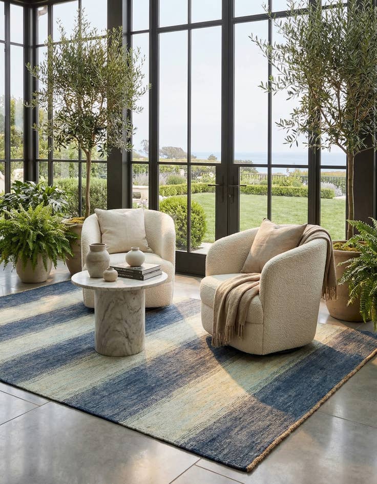 Detail image of 5' 5 x 7' 10 Juma Wool Rug