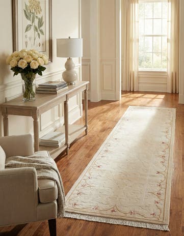 2' 8 x 9' 10 Hand Knotted Darya Wool Runner Rug