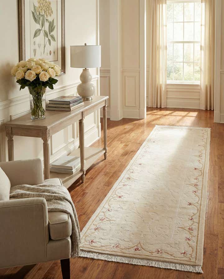 2' 8 x 9' 10 Hand Knotted Darya Wool Runner Rug