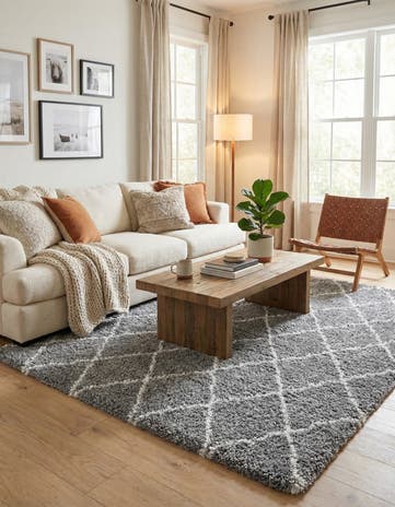 5' x 8' Moroccan Shag Rug