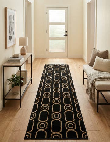 2' x 8' Vogue Geo Runner Rug