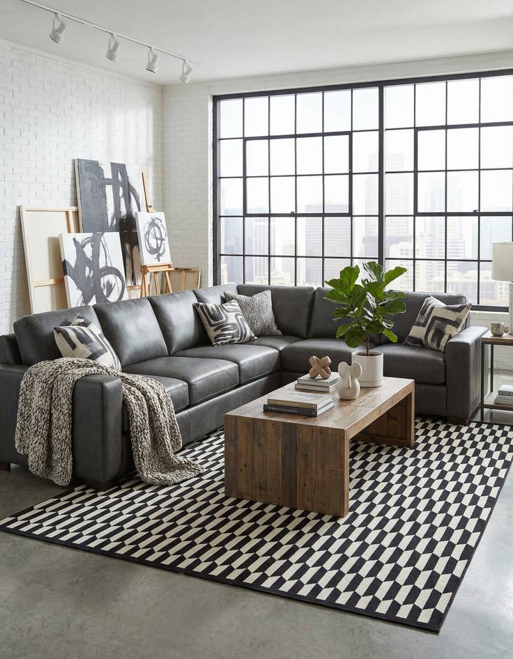 Detail image of 10' x 10' Milano Square Rug