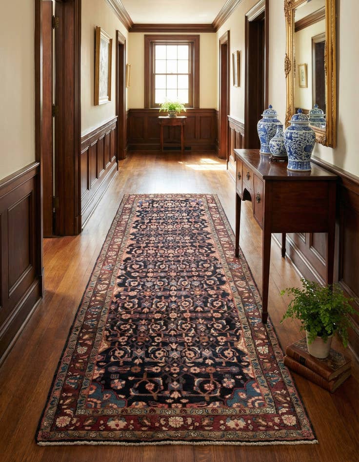 Detail image of 4' 5 x 10' 1 Malayer Wool Runner Rug