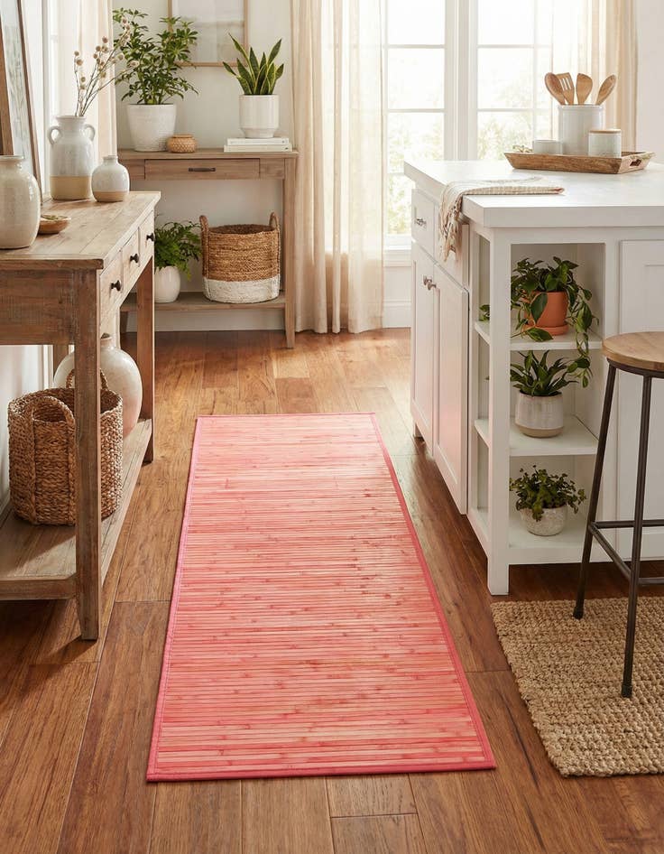 Detail image of 2' x 6' Bamboo Runner Rug