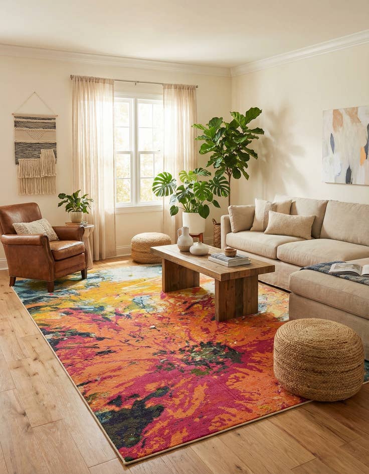 Detail image of 10' 6 x 16' 5  Washable Casablanca Rug