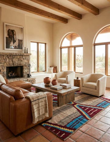 7' 11 x 10' 5 Hand Knotted Oushak Wool Rug