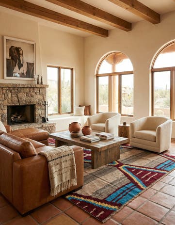 7' 11 x 10' 5 Hand Knotted Oushak Wool Rug