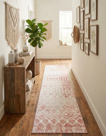 2' 7 x 12' Bohemian Trellis Runner Rug