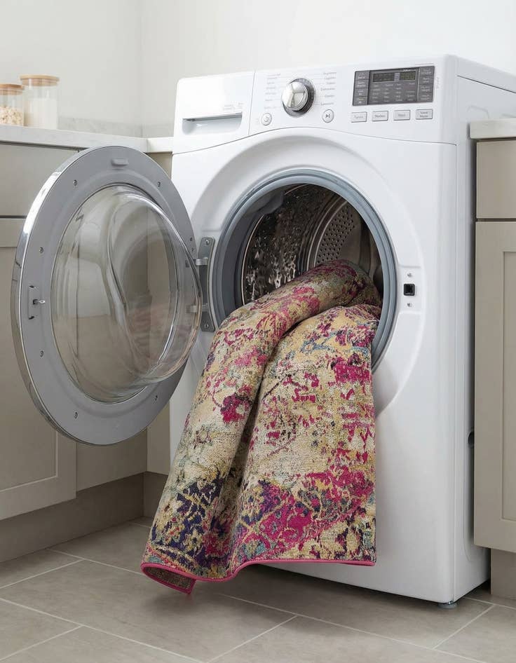 Detail image of  8' x 8'  Washable El Paso Round Rug