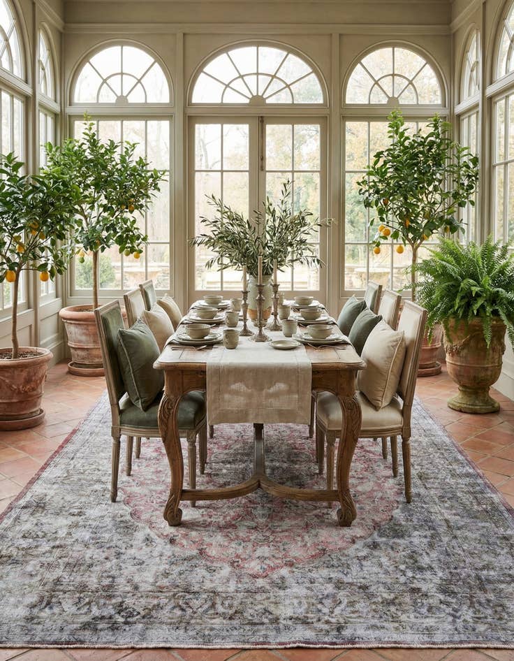 Detail image of 9' 7 x 12' 7 Vintage Royal Wool Rug