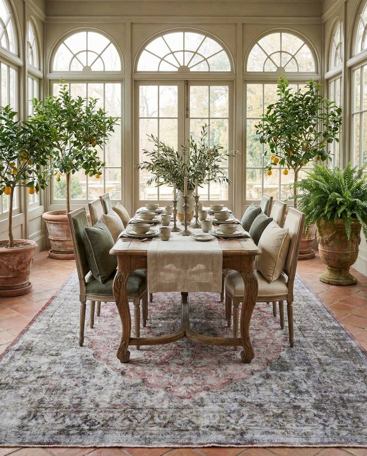 Detail image of 9' 7 x 12' 7 Vintage Royal Wool Rug