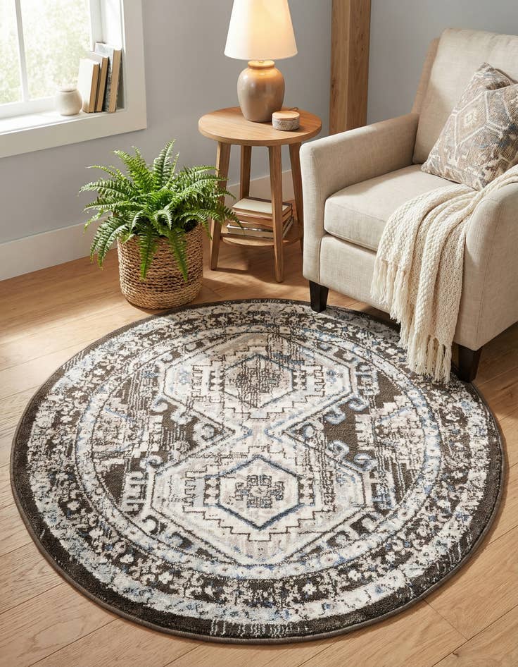 Detail image of  3' x 3' Charlotte Round Rug