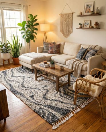  8' x 8' Athena Shag Square Rug