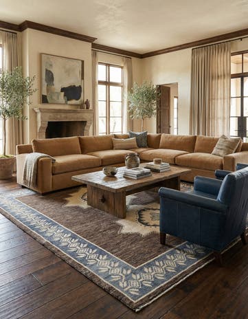 12' x 14' 7 Hand Knotted Moroccan Wool Rug