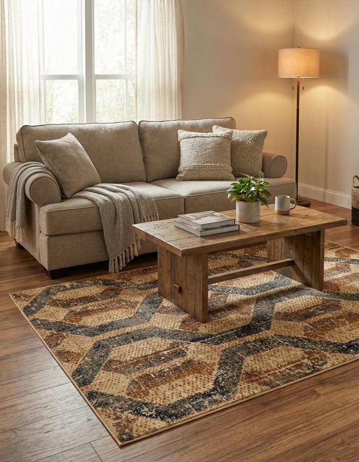 Detail image of 4' x 6' Saturn Rug