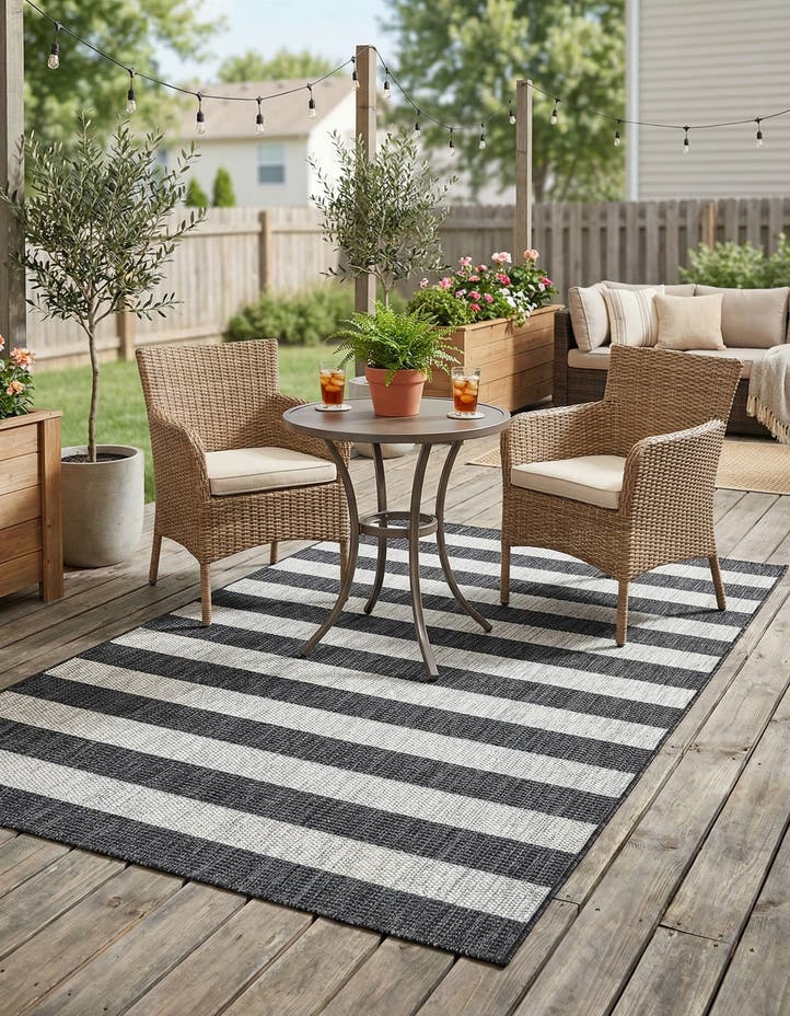 4' x 6' Easy-Clean Ribbon Indoor / Outdoor...