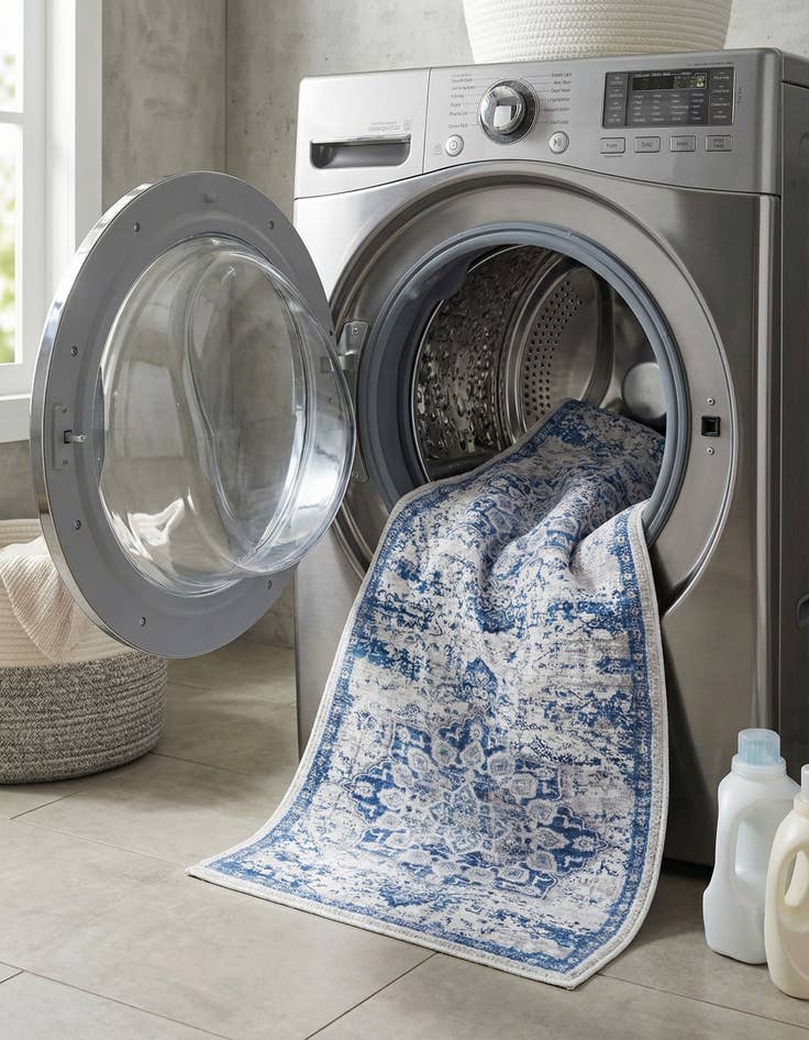 Detail image of 2' x 8'  Washable Renaissance Runner Rug