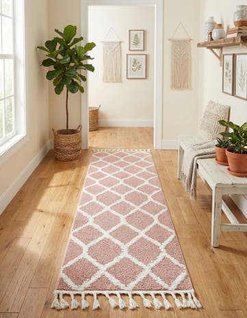 Pink Boho Runner Rug
