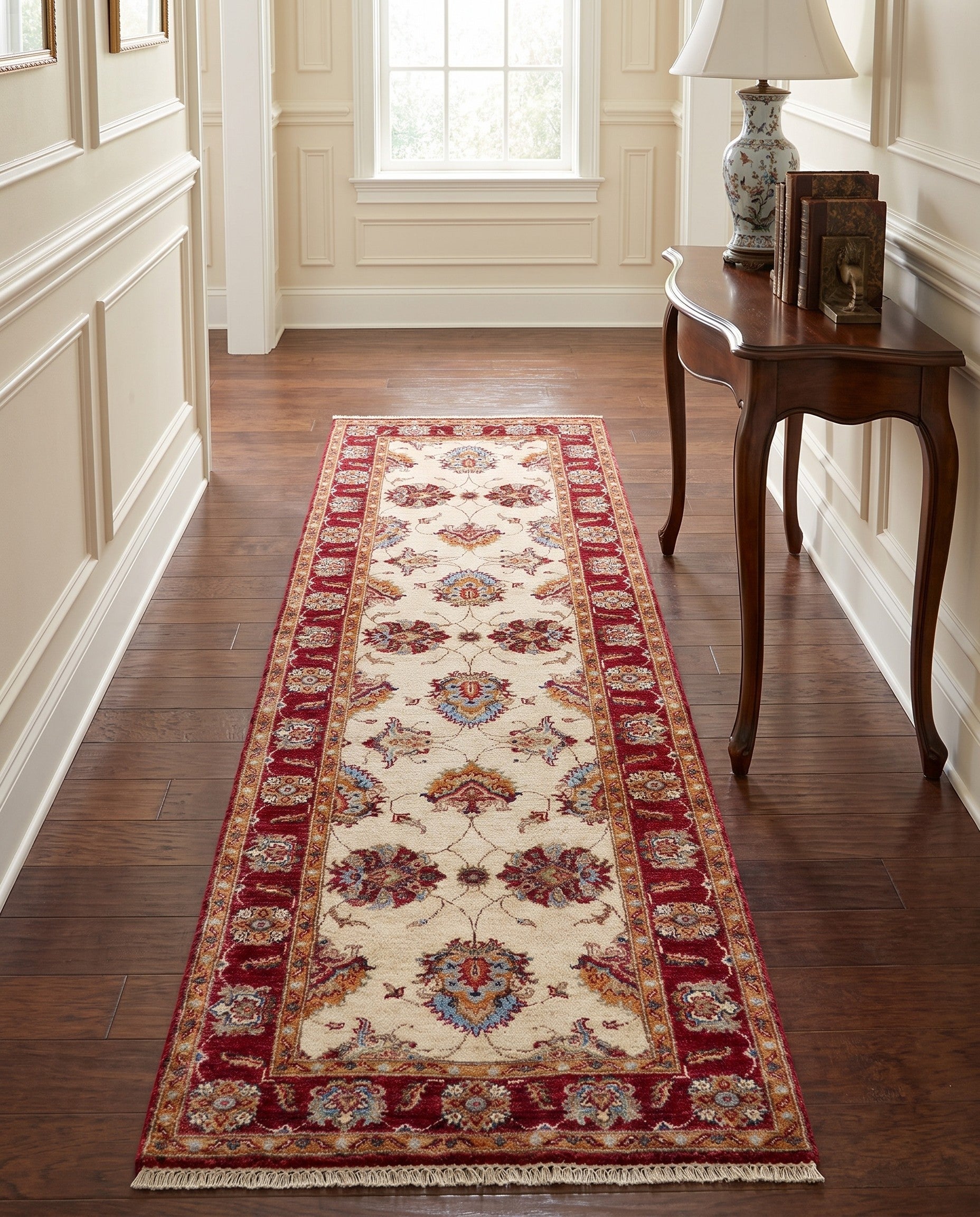 2' 9 x 8' 5 Hand Knotted Ariana Ziegler Runner Rug