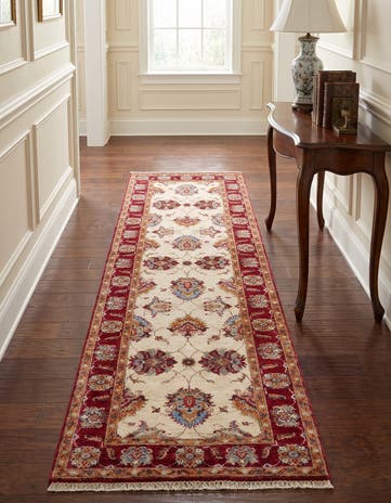 2' 9 x 8' 5 Hand Knotted Ariana Ziegler Runner Rug