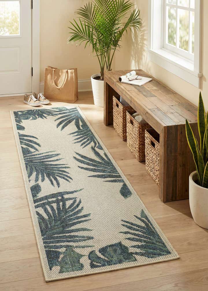 2' x 6' Easy-Clean Baja Indoor / Outdoor Runner Rug