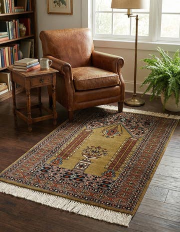 2' 8 x 4' 2 Hand Knotted Bokhara Oriental Wool Rug