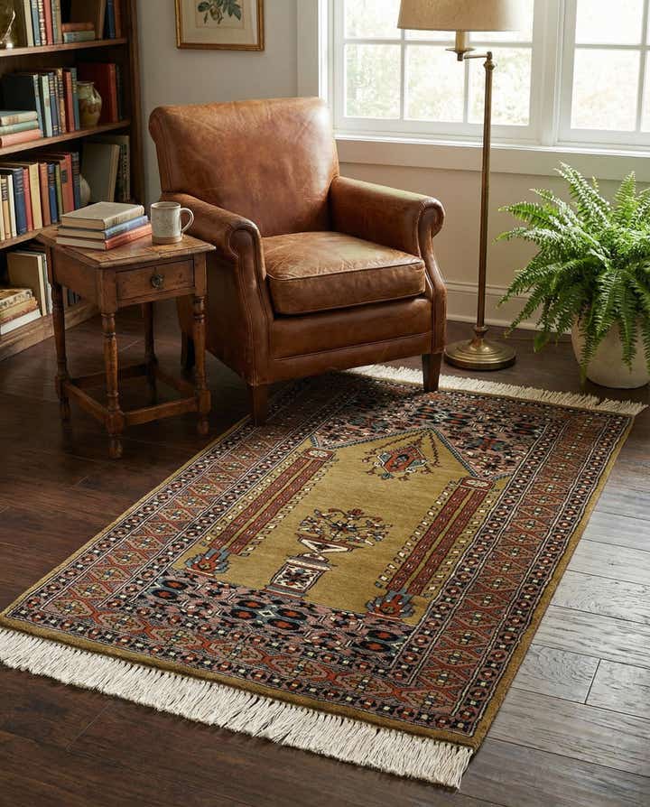 2' 8 x 4' 2 Hand Knotted Bokhara Oriental Wool Rug