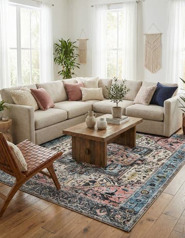 Powder Blue Medina Rug