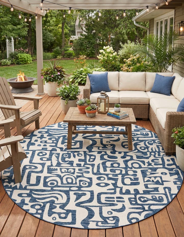 10' x 10' Easy-Clean Modern Indoor / Outdoor...