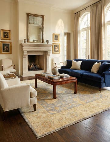 6' 7 x 7' 9 Ziegler Wool Rug