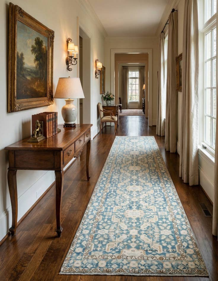 Detail image of 3' 6 x 13' 5 Malayer Runner Rug