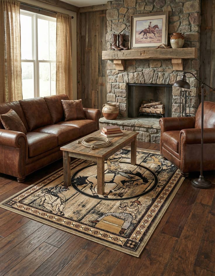 Detail image of 6' x 9' Pioneer Rug